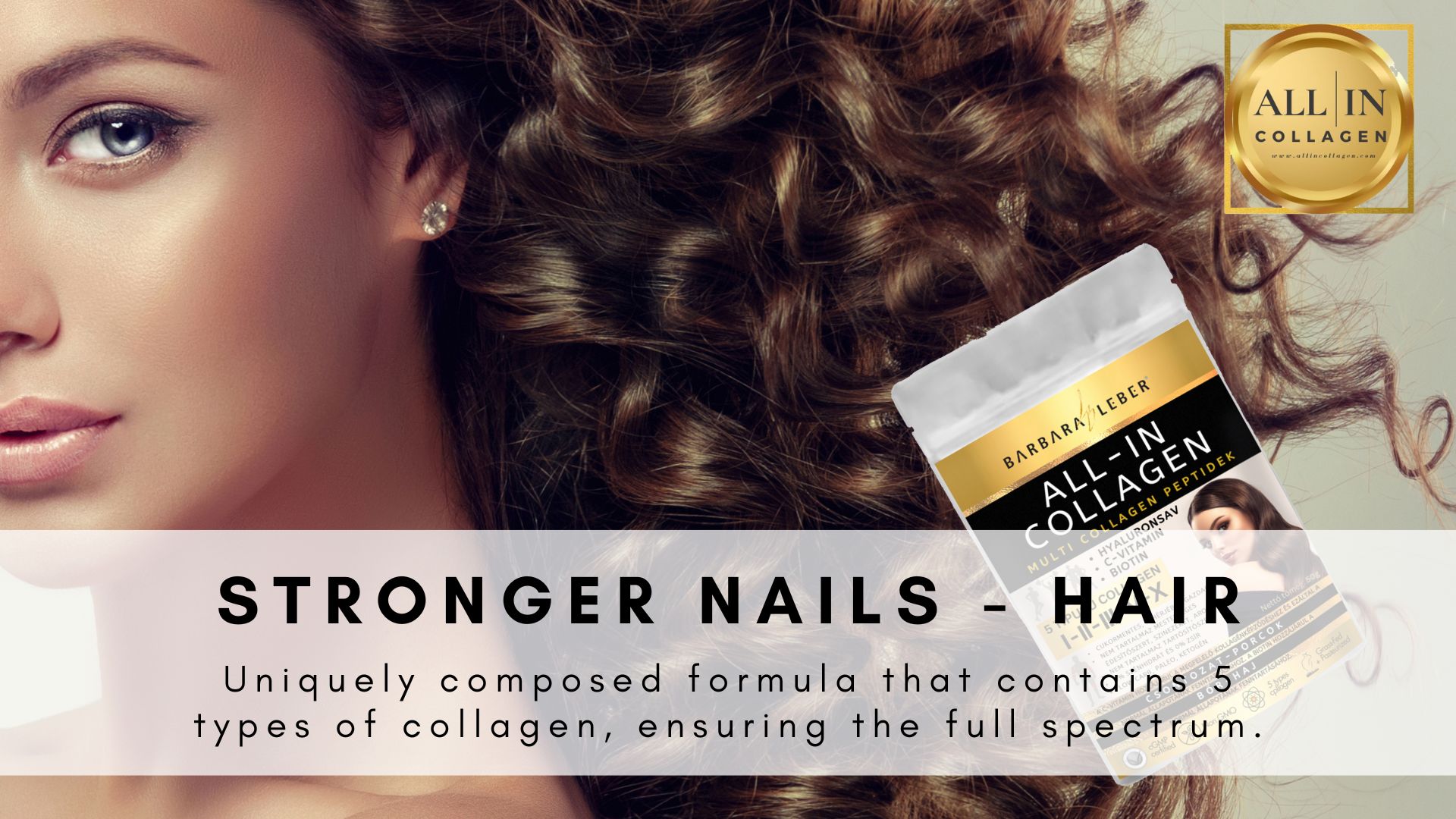 How does multi collagen peptides helps stronger nails and hair?